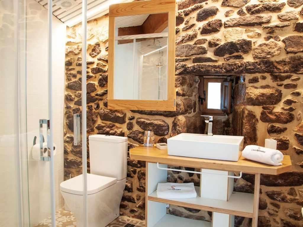 Апартаменты A Forxa Casa Ferrador Ribeira Sacra Собер Экстерьер фото