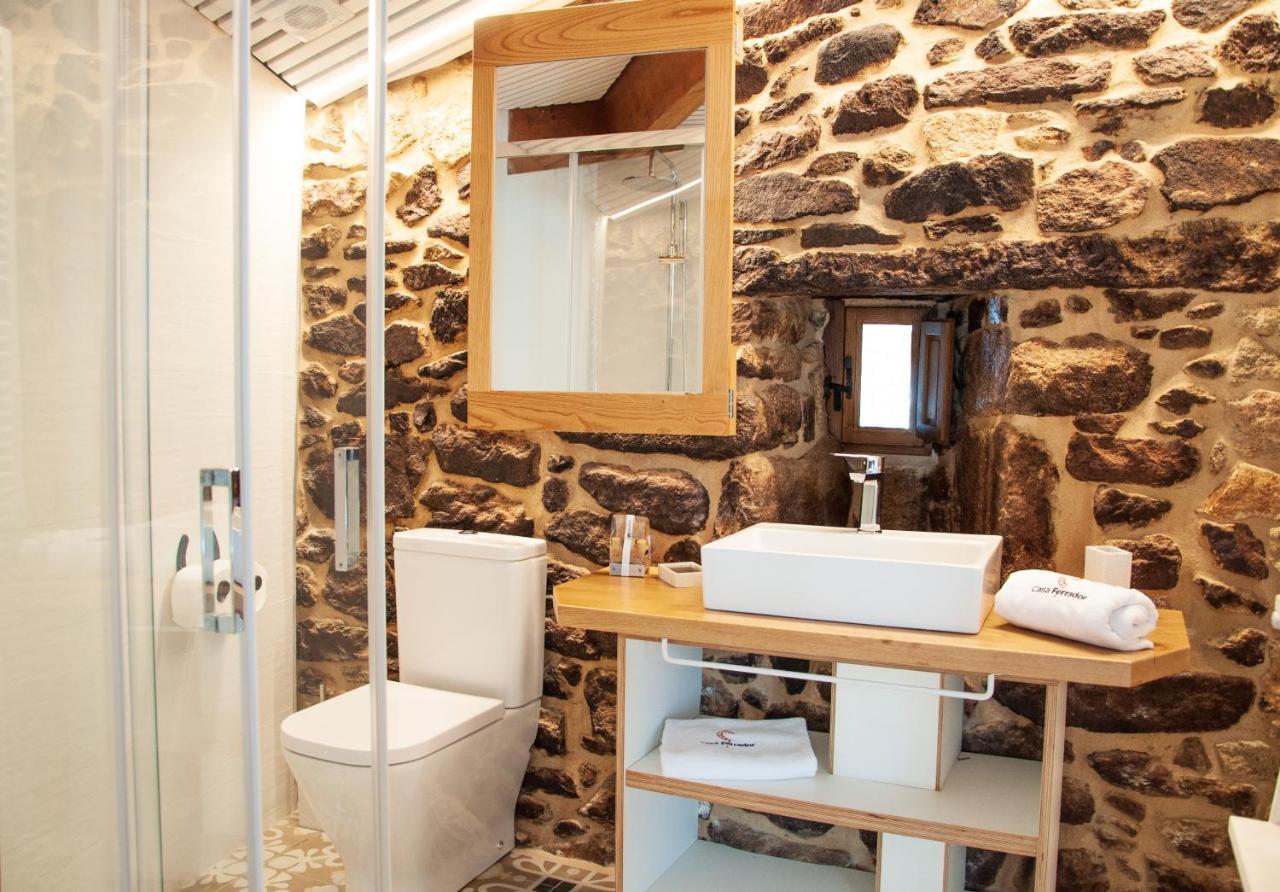 Апартаменты A Forxa Casa Ferrador Ribeira Sacra Собер Экстерьер фото