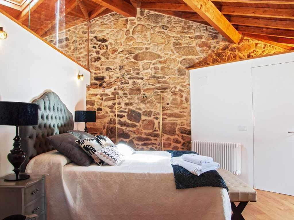 Апартаменты A Forxa Casa Ferrador Ribeira Sacra Собер Экстерьер фото